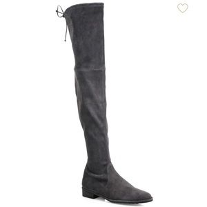 Stuart Weitzman lowland boots in grey